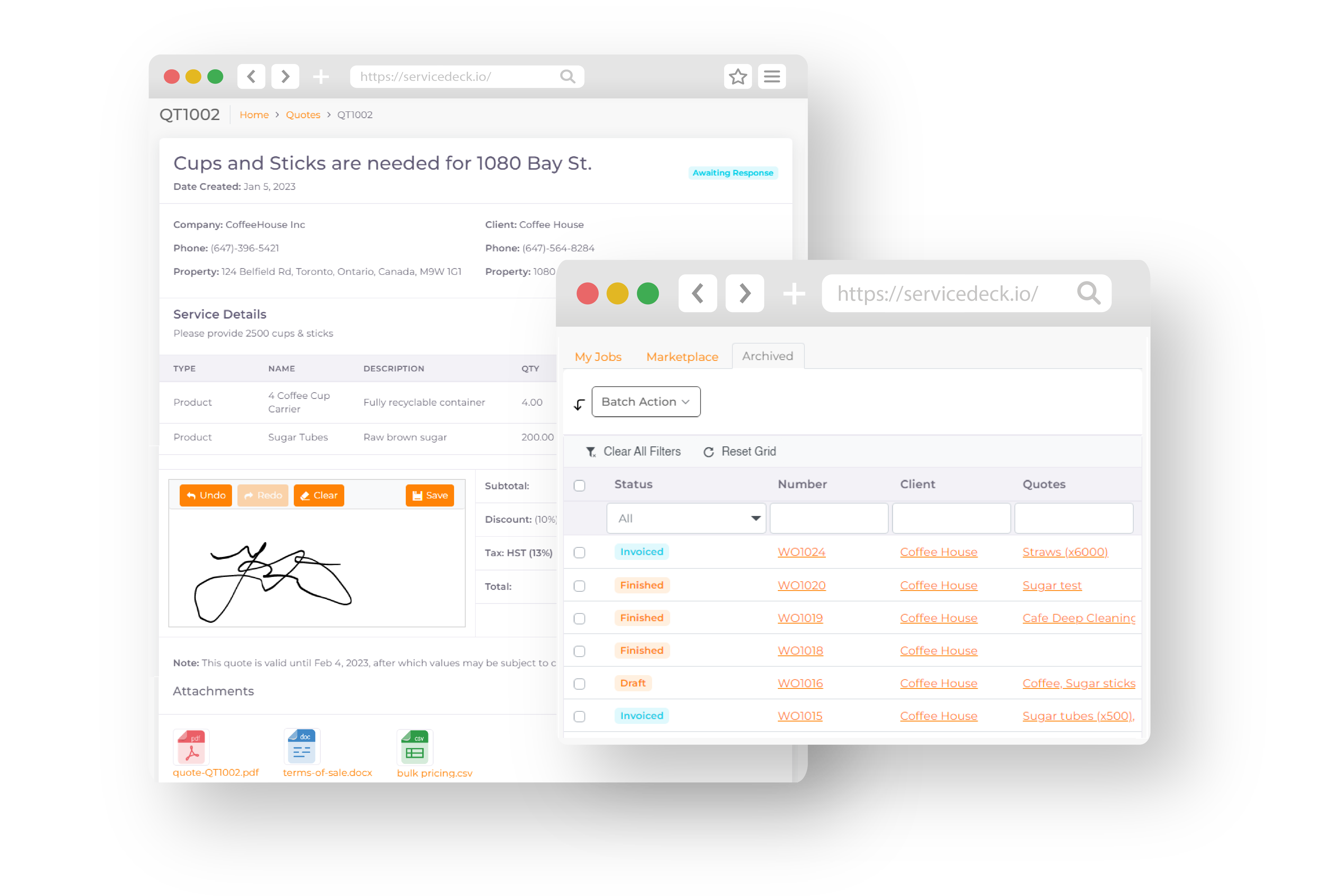 automated proposal