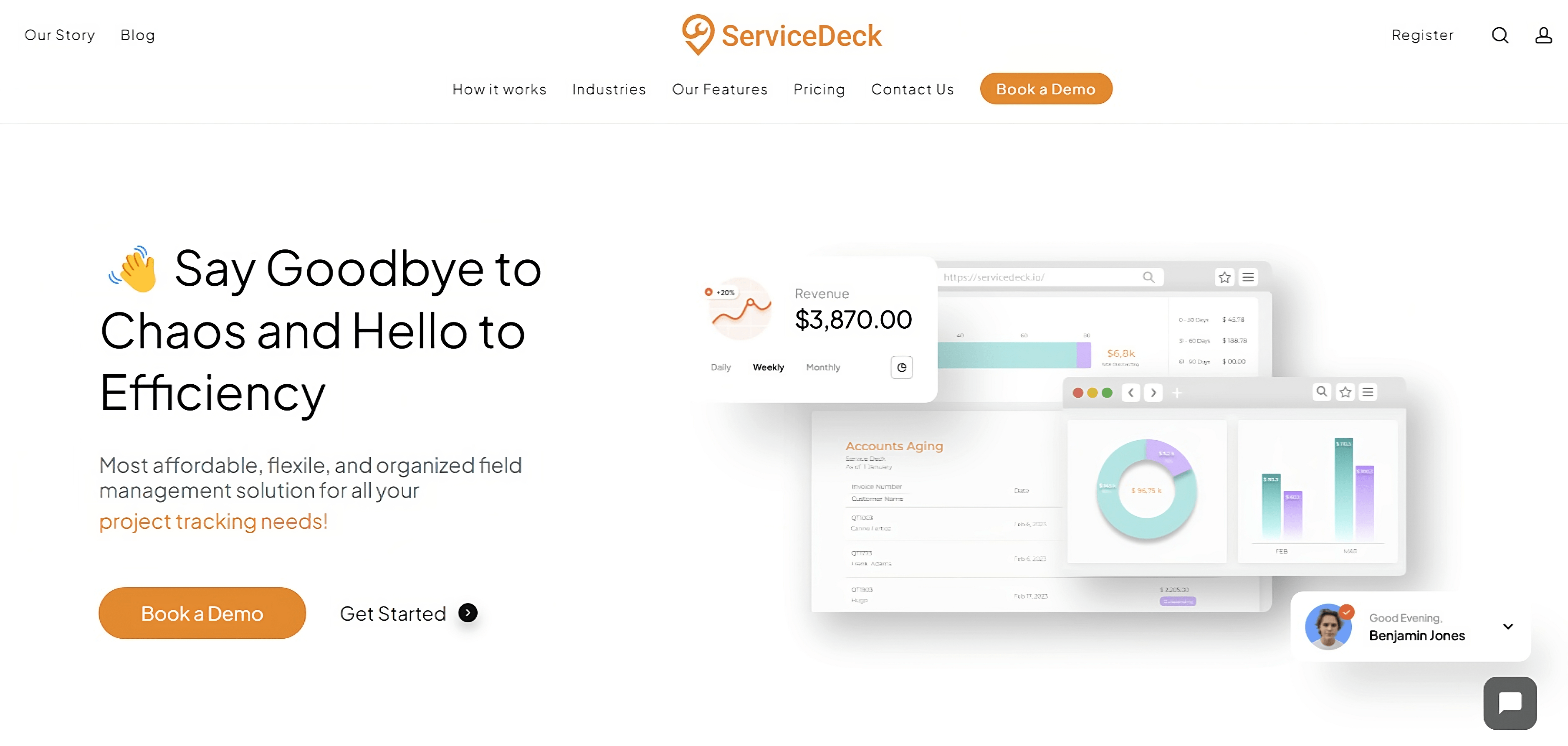 ServiceDeck Homepage