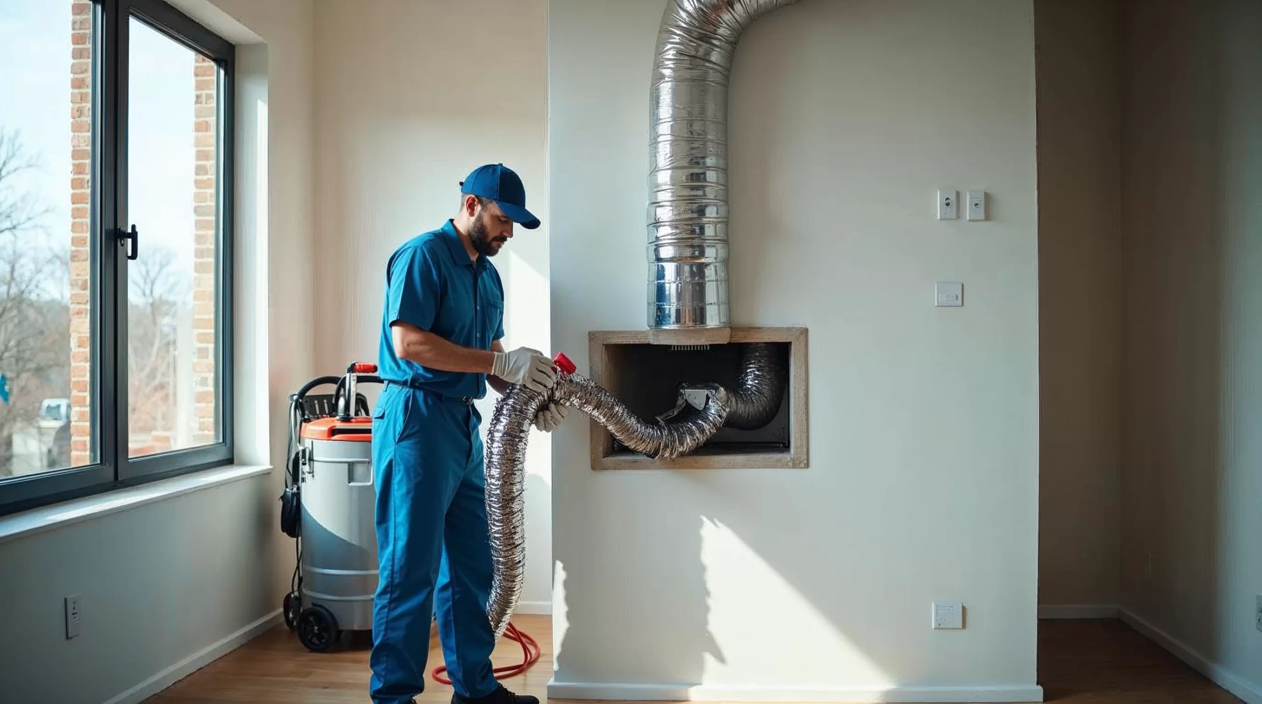 Professional air duct cleaning equipment