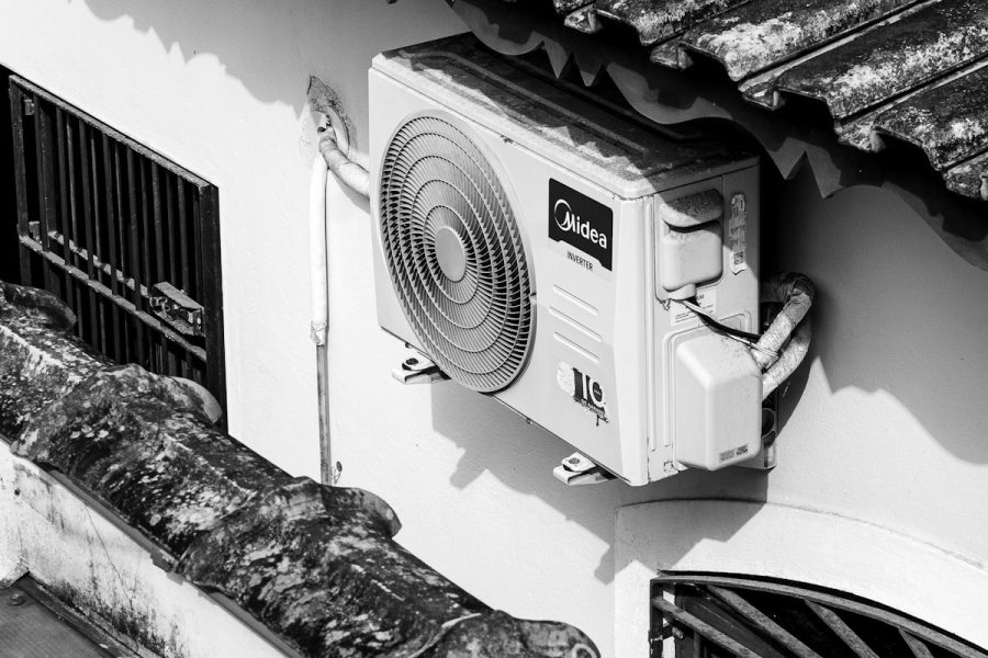 HVAC air conditioning unit for booking software